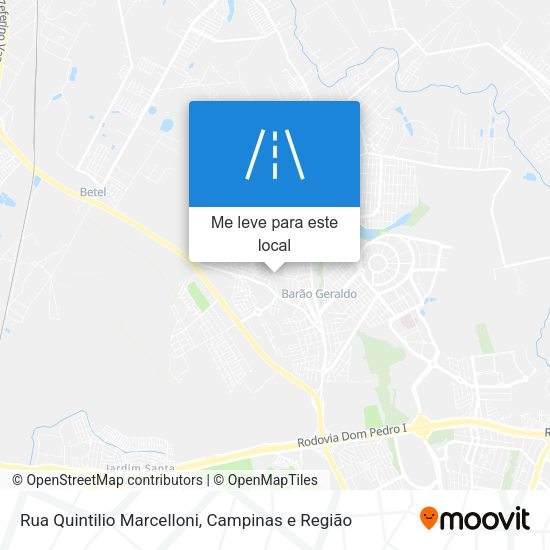 Rua Quintilio Marcelloni mapa