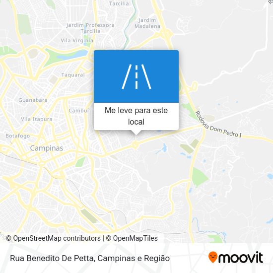 Rua Benedito De Petta mapa