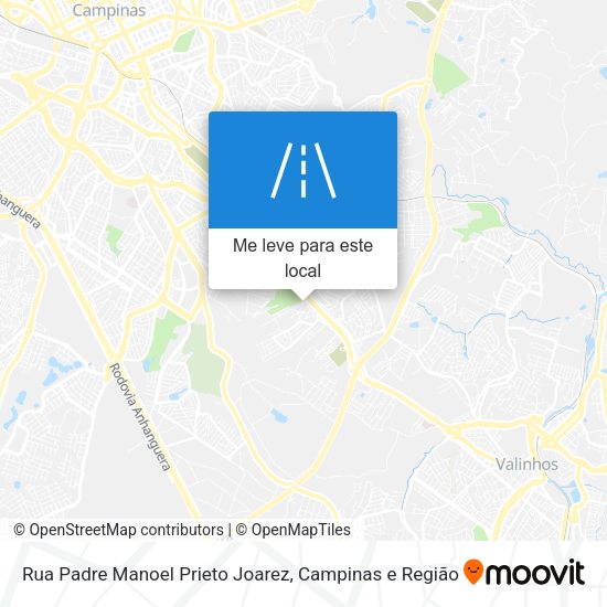 Rua Padre Manoel Prieto Joarez mapa