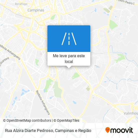 Rua Alzira Diarte Pedroso mapa