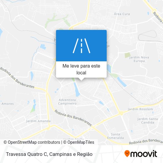 Travessa Quatro C mapa