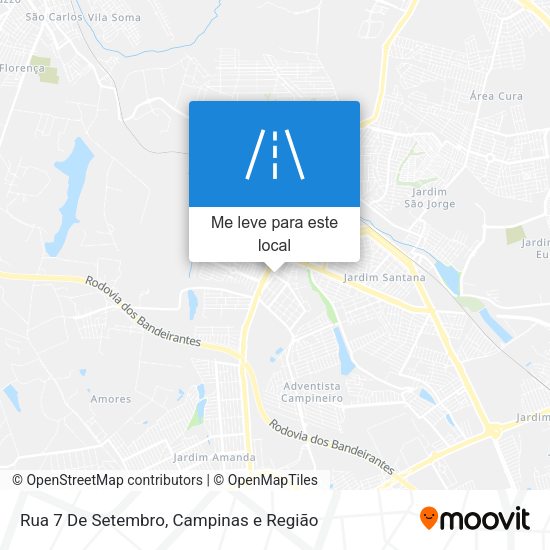 Rua 7 De Setembro mapa