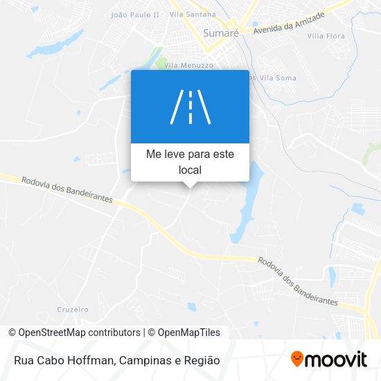 Rua Cabo Hoffman mapa