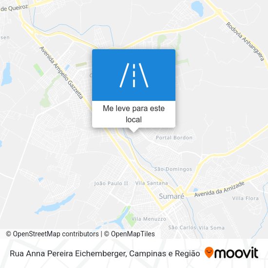 Rua Anna Pereira Eichemberger mapa
