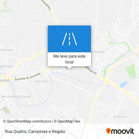 Rua Quatro mapa