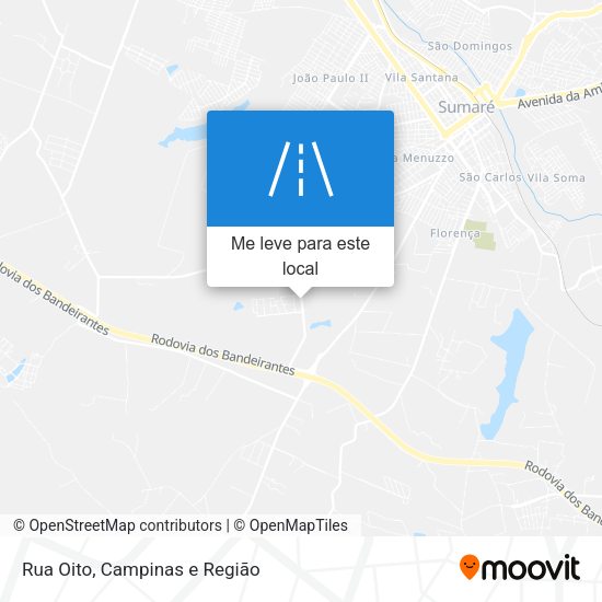 Rua Oito mapa