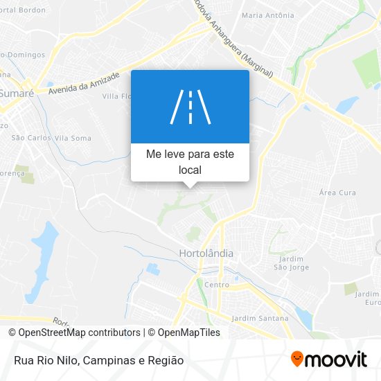 Rua Rio Nilo mapa
