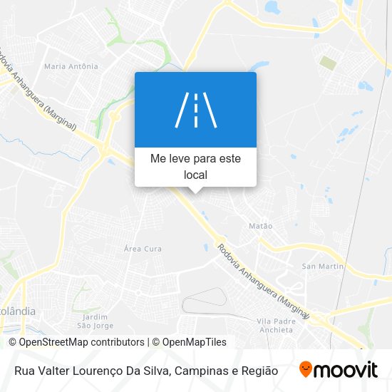 Rua Valter Lourenço Da Silva mapa