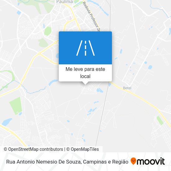 Rua Antonio Nemesio De Souza mapa