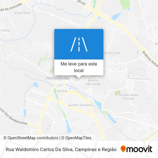 Rua Waldomiro Carlos Da Silva mapa