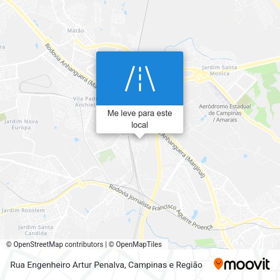 Rua Engenheiro Artur Penalva mapa