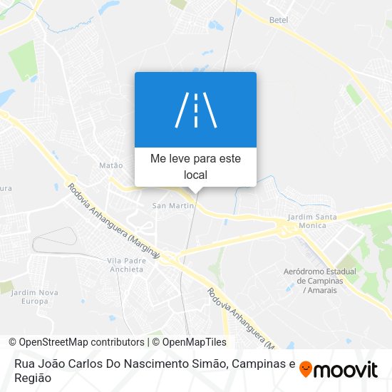 Rua João Carlos Do Nascimento Simão mapa