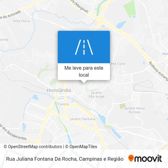 Rua Juliana Fontana Da Rocha mapa