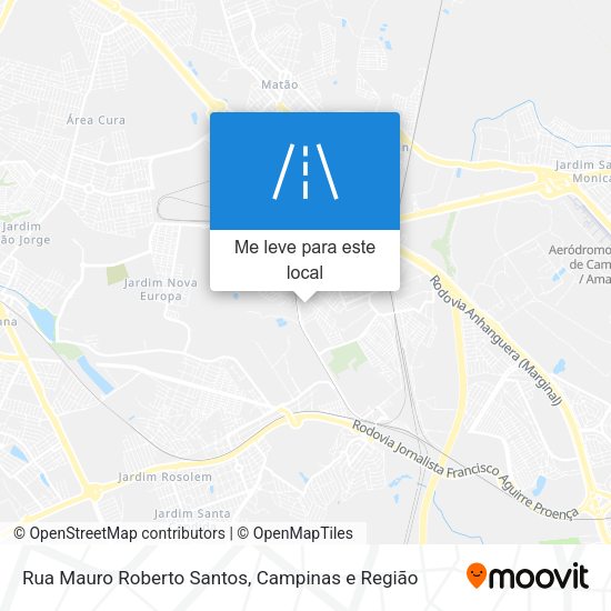 Rua Mauro Roberto Santos mapa