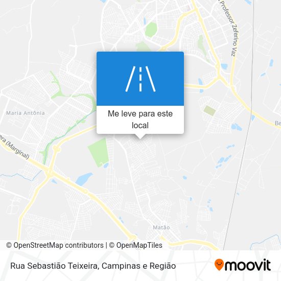 Rua Sebastião Teixeira mapa