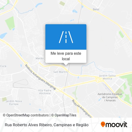Rua Roberto Alves Ribeiro mapa