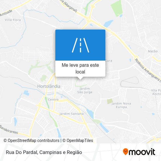 Rua Do Pardal mapa