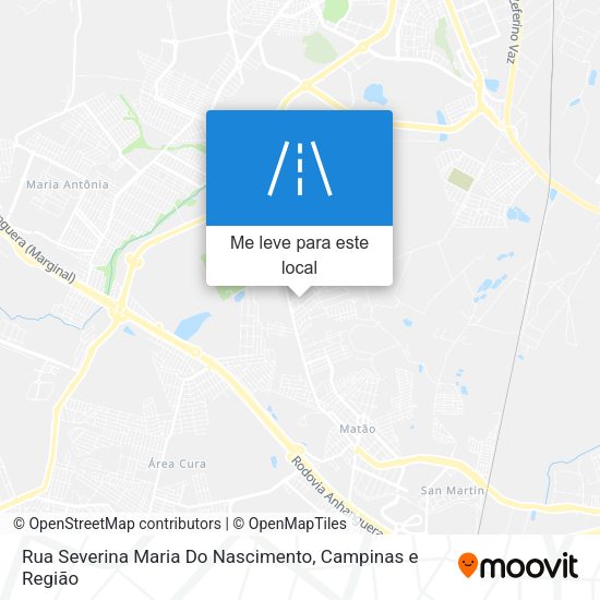 Rua Severina Maria Do Nascimento mapa
