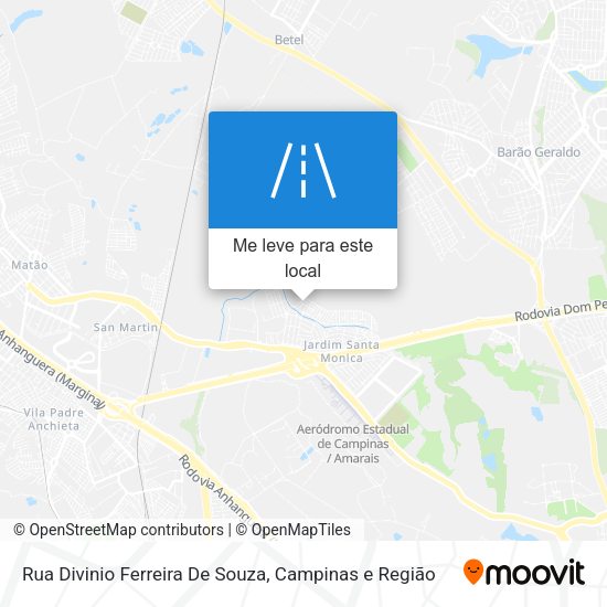 Rua Divinio Ferreira De Souza mapa