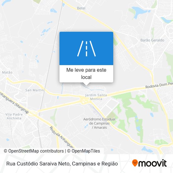 Rua Custódio Saraiva Neto mapa