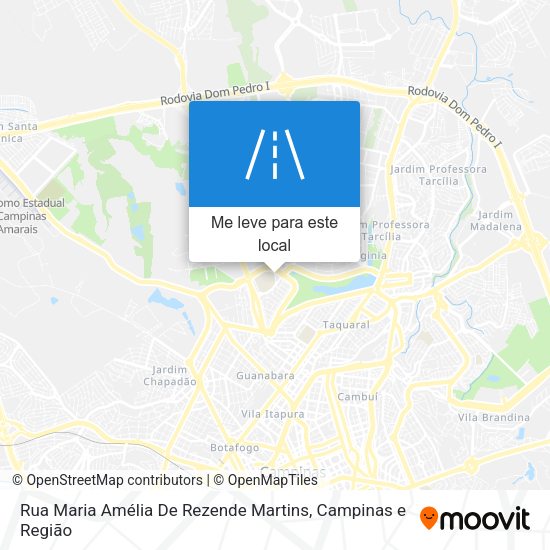 Rua Maria Amélia De Rezende Martins mapa