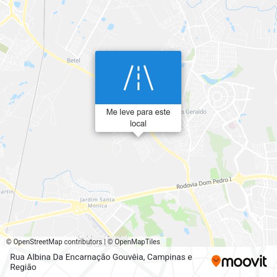 Rua Albina Da Encarnação Gouvêia mapa