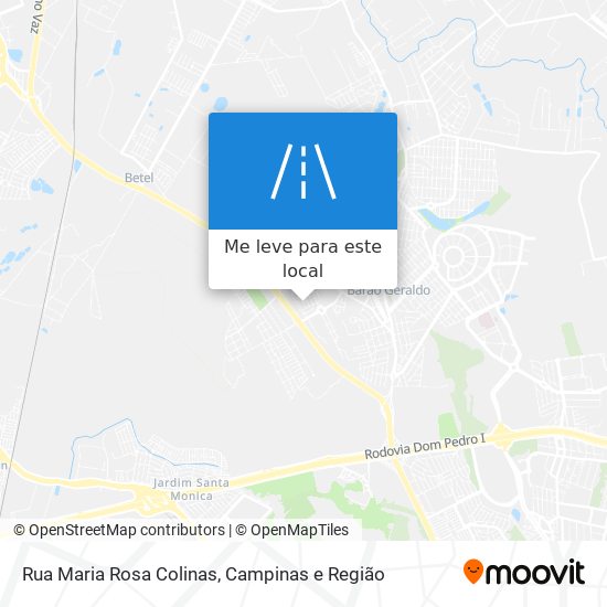 Rua Maria Rosa Colinas mapa