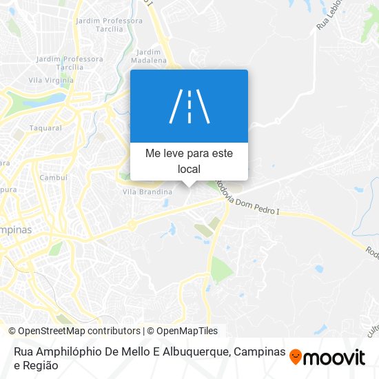 Rua Amphilóphio De Mello E Albuquerque mapa