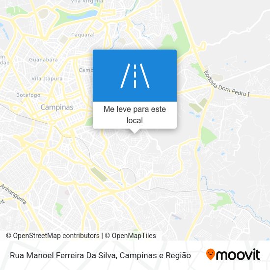 Rua Manoel Ferreira Da Silva mapa