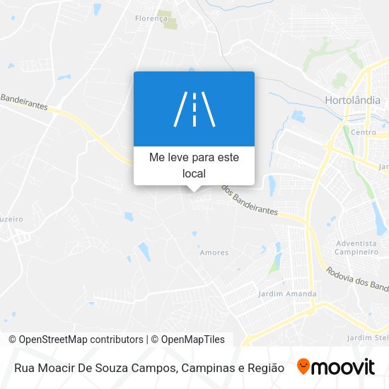 Rua Moacir De Souza Campos mapa