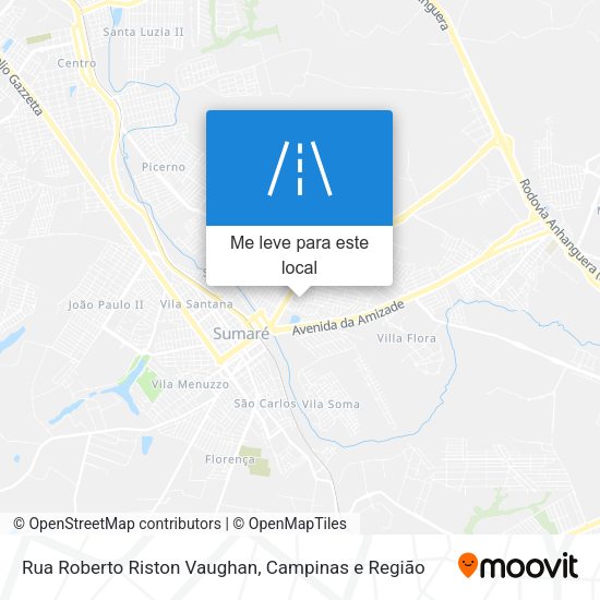 Rua Roberto Riston Vaughan mapa