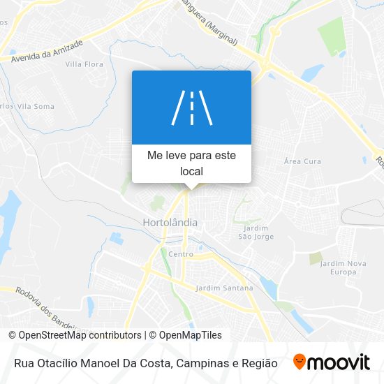 Rua Otacílio Manoel Da Costa mapa