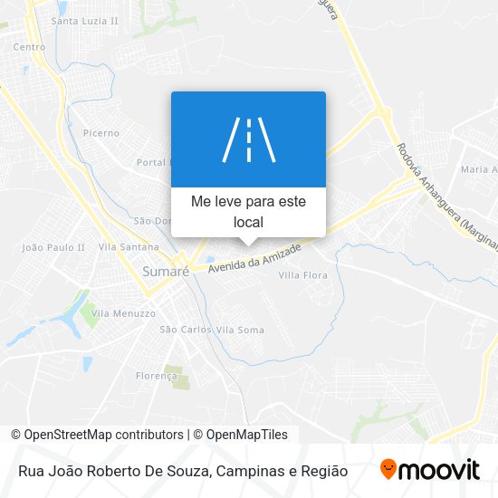 Rua João Roberto De Souza mapa