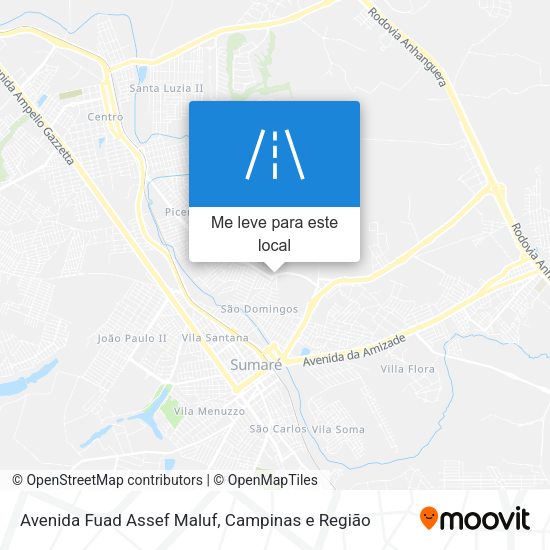 Avenida Fuad Assef Maluf mapa