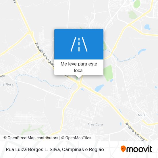 Rua Luiza Borges L. Silva mapa