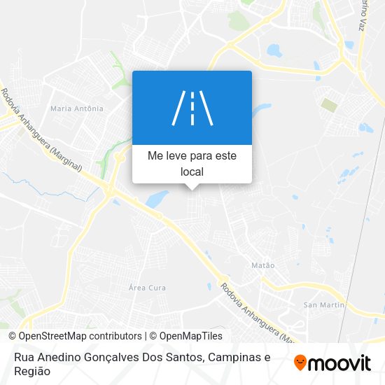 Rua Anedino Gonçalves Dos Santos mapa