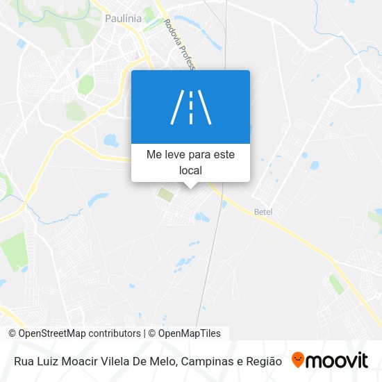 Rua Luiz Moacir Vilela De Melo mapa