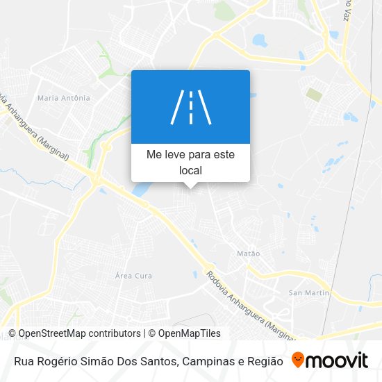 Rua Rogério Simão Dos Santos mapa