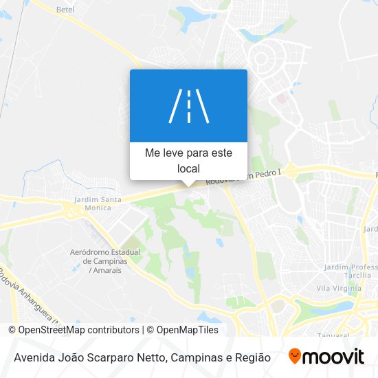 Avenida João Scarparo Netto mapa