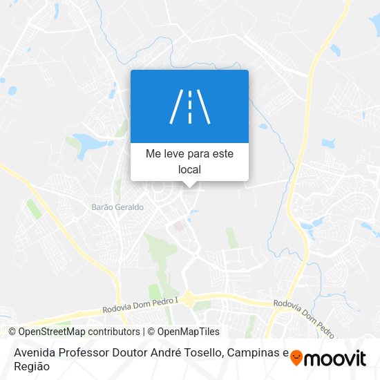 Avenida Professor Doutor André Tosello mapa