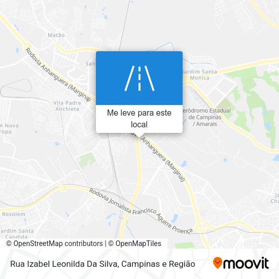 Rua Izabel Leonilda Da Silva mapa