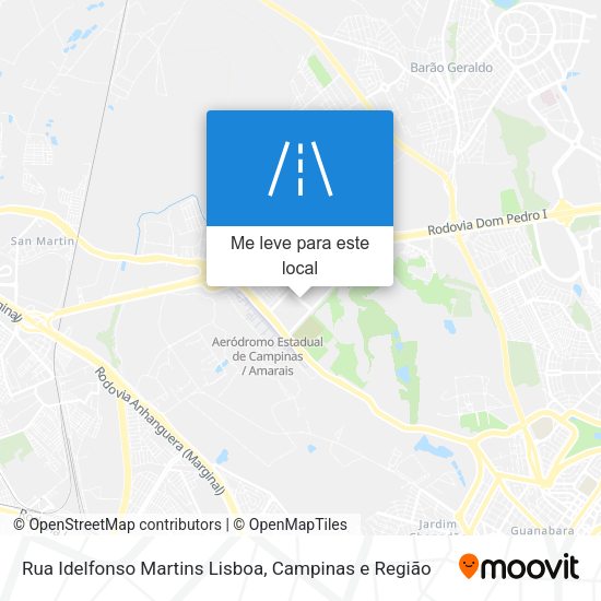 Rua Idelfonso Martins Lisboa mapa