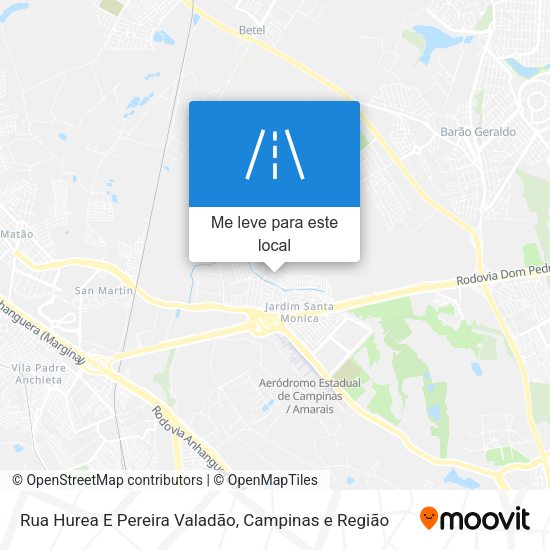 Rua Hurea E Pereira Valadão mapa