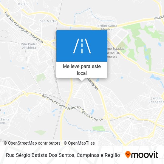 Rua Sérgio Batista Dos Santos mapa