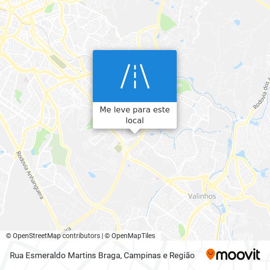 Rua Esmeraldo Martins Braga mapa