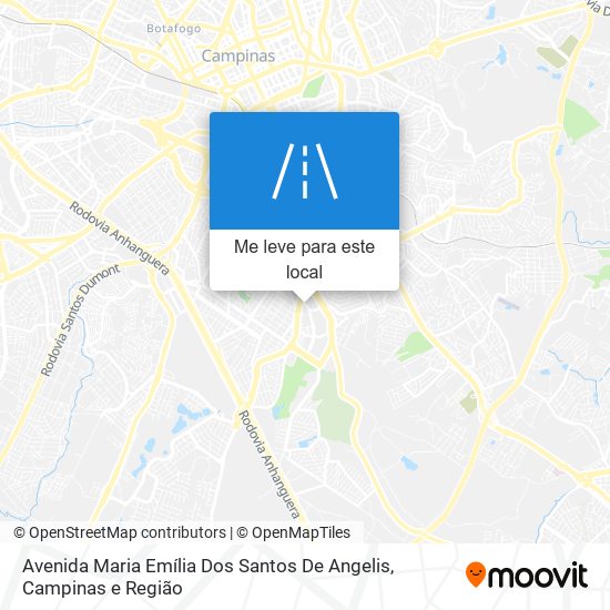 Avenida Maria Emília Dos Santos De Angelis mapa