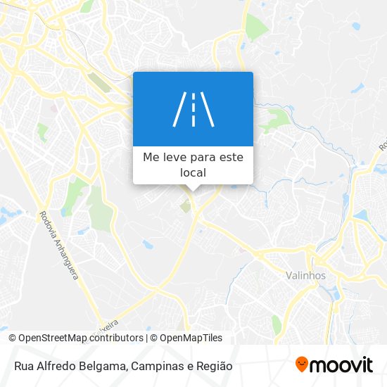 Rua Alfredo Belgama mapa