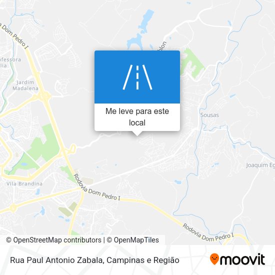 Rua Paul Antonio Zabala mapa