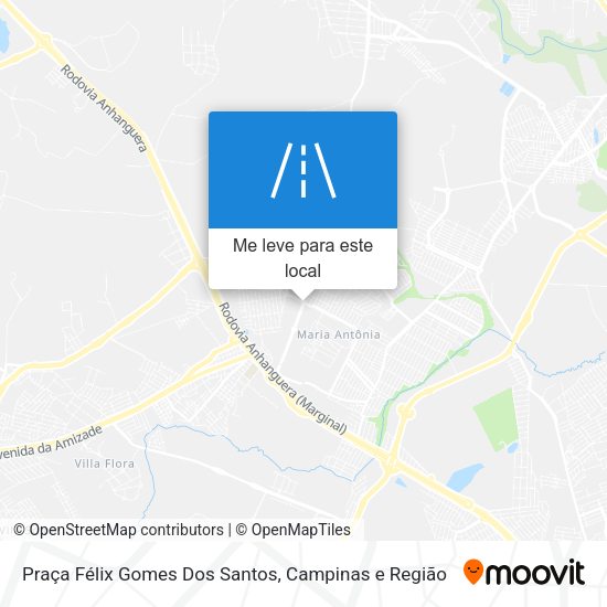 Praça Félix Gomes Dos Santos mapa