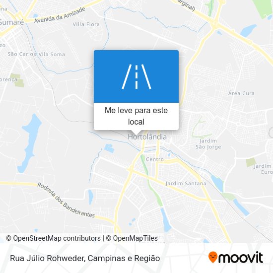 Rua Júlio Rohweder mapa